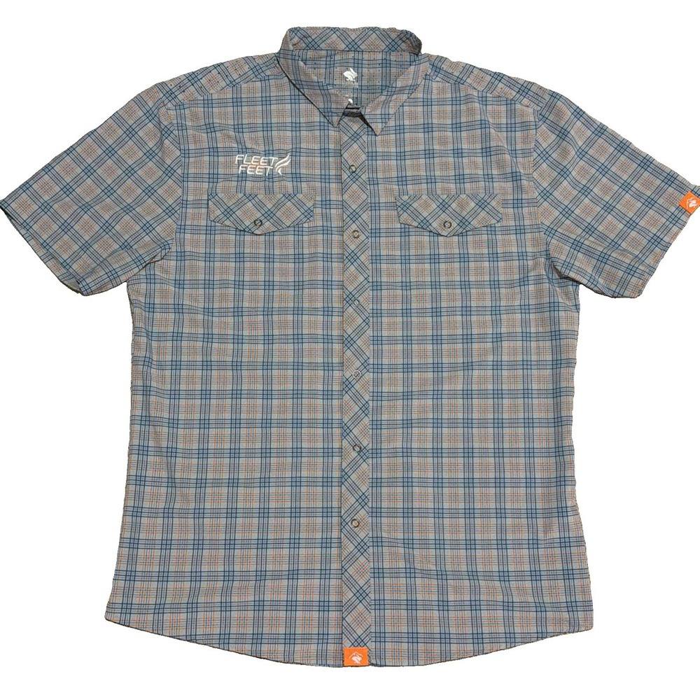 Rabbit High Country x Fleet Feet Performance Shirt Sleeve Large Shirt Stretch